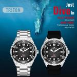 Solar-Powered Men’S Watch – 300M Water Resistant Stainless Steel Sport Watch, 31