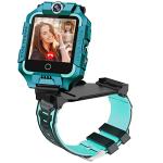 OKYUK 4G GPS Smartwatch for Girls Boys, IP67 Waterproof Sport Smart Watch Phone for Kids, with Face Unlock 2-Camera 360° Rotating Screen WiFi Video Call Phone Call SOS Pedometer for 3-14 Age