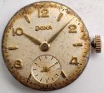 Rare Doxa High Grade Cal. 8 3/4 67 17 Jewel watch movement Runs For Repair 