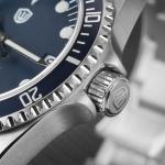 Automatic Watches for Men, WD5513 Vintage Sub Dive Watch 38Mm Sapphire Crystal W