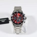 Orient Sports Mako Solar Red Dial Men's Stainless Steel Watch RA-TX0207R10B