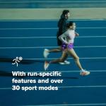 SUUNTO Run Running GPS Sports Watch with Silicone Strap, 1.32" AMOLED Touchscreen w/Crown Button, Wrist Heart-Rate & Sleep Health Tracking, Frost Gray