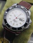 Vintage Seiko 5 Marine Master Automatic Dive Watch Original - Brown Leather Band