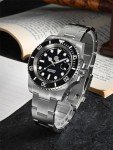 San Martin Men's 40mm Automatic Dive Watch