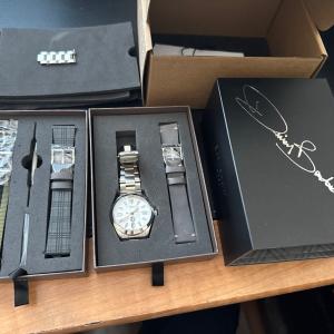 Thomas Earnshaw Discovery Ascot SS 38mm Automatic Wristwatch Limited Set