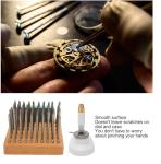 USA ship Watch Repair Staking Tool Press Set Watchmaker Jewelling Punching Kit