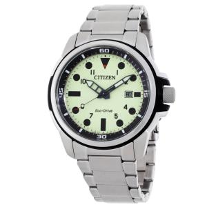 Citizen Eco-Drive Green Dial Men's Watch AW1800-89X