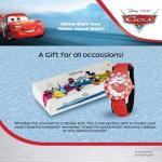 Disney Lightning McQueen Watch for Boys – Cars Watch for Kids 3-5, Toddler & Boys, Analog Watches with Red Bezel & Red Nylon Strap – Fun, Stylish Cars Toys Kids, Gift for Lightning McQueen Fans