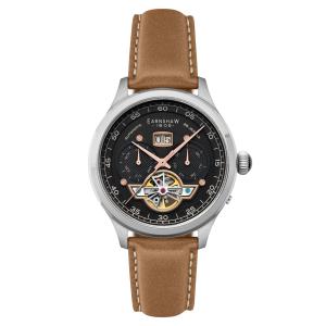 Thomas Earnshaw Baron Stainless Steel 43mm Automatic Wristwatch ES-8187-05