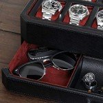 ROTHWELL Luxury 12-Slot Watch Box with Drawer