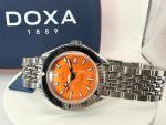 DOXA Sub 200 Professional Orange Dial 42mm Auto Diver Full Kit Warranty