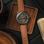 Thomas Earnshaw Baron Stainless Steel 43mm Automatic Wristwatch ES-8187-05