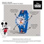 Disney Mickey Mouse Watch for Kids 3–7 with Classic Character Dial – Gift for Boys Who Love Mickey Mouse – Easy-Read Face, Blue Bezel, and Blue Nylon Strap - Buy and GET 1 Free Mystery Watch