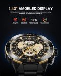 Men's SOUYIE Smart Watch - Android Compatible, Black