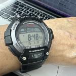 Casio men’s WS 220-1V Black Resin Band Digital Solar Watch