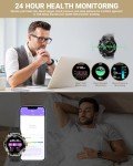 Men's SOUYIE Smart Watch - Android Compatible, Black