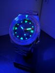 Seestern Sub 600T 40mm Automatic Blue Men's Dive Watch Doxa Caribbean Homage