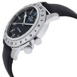 Glycine Airman Vintage GMT Quartz Black Dial Men's Watch GL1048