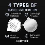 LeeCrynoid 3023.34T TS920E Solar Rechargeable Battery for Seiko V172 V174 V175 V176 Watches, T22301 New Upgrade Capacitor.