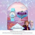 Disney Frozen 2 Watch for Girls 4–7 – Princess Featuring Character Dial – Gift for Kids – Clear Bezel and Blue-Purple Nylon Strap with Velcro Closure - Buy and GET 1 Free Mystery Watch