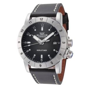 Glycine Men's Airman Worldtimer Quartz 42mm Watch GL1023