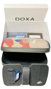 Doxa Army Watch Box, Inner, Outer, Travel Case, Cards, Booklet, & Hangtag