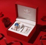 Elegant Rose Gold Women's Automatic Watch - L3183