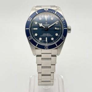 Tudor Black Bay 41mm Stainless Steel Blue Bezel Ref.79030B Box and Papers