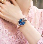Elegant Rose Gold Women's Automatic Watch - L3183