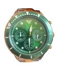 Filippo Loreti Ody Chronograph Diver Green Dial Metal Band Men's Wristwatch