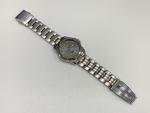 Mens Seiko Solar 100M Dress Casual Day Date Watch V158-0AD0 Gray Dial Works