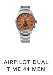 Glycine Airpilot Chronograph GL0448 –  Swiss Made – With An Orange Boeing 747-8i