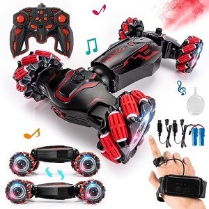 Fun Gesture-Controlled Stunt Car with Lights & Music