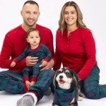 HonestBaby Family Matching Holiday Pajamas Set