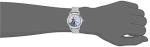 Disney Frozen Kids' Stainless Steel Time Teacher Analog Quartz Strap Watch, Anna Elsa/Silver