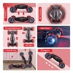 Fun Gesture-Controlled Stunt Car with Lights & Music