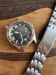 Vintage 1970’s Helbros Dive Watch. 25 Jewels, Stainlesss Steel Case.