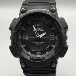Casio 5208 AQ-S810W Mens Watch 45mm Black Tough Solar Analog Digital 100M WR