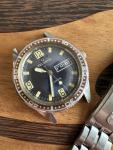 Vintage 1970’s Helbros Dive Watch. 25 Jewels, Stainlesss Steel Case.