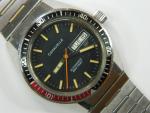 VINTAGE BULOVA CARAVELLE DEVIL DIVER 666FT PEPSI BEZEL MENS WATCH - RUNS -REPAIR