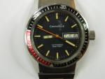 VINTAGE BULOVA CARAVELLE DEVIL DIVER 666FT PEPSI BEZEL MENS WATCH - RUNS -REPAIR