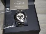 Glycine Combat Chronograph GL1044 Panda Dial Quartz Watch