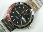 VINTAGE BULOVA CARAVELLE DEVIL DIVER 666FT PEPSI BEZEL MENS WATCH - RUNS -REPAIR