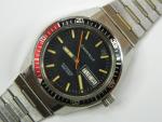 VINTAGE BULOVA CARAVELLE DEVIL DIVER 666FT PEPSI BEZEL MENS WATCH - RUNS -REPAIR