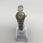 Vintage 1940s Doxa Military Watch 24mm Silver Tone Steel Bracelet Manual Wind