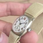 RARE 1920'S DOXA Locle 246 Porcelain Dial Pontife Hands Military 26.5mm Watch 