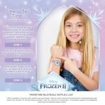 Disney Frozen Watch for Girls 4–7 – Princess Featuring Character Dial – Great Gift for Kids – Silver Bezel and Sparkling Purple Leather Strap - Buy and GET 1 Free Mystery Watch