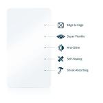 brotect 3D Curved Screen Protector Matte Compatible with Okyuk 4G Smartwatch Kids T5 (2 Pack) - Full Screen Coverage