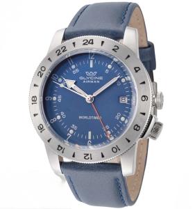 Glycine Airman Vintage GMT Quartz Blue Dial Men's Watch GL1049