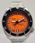 BEAUTIFUL SEIKO DIVERS 6309-7290 DOXA AUTOMATIC MENS WATCH ORANGE DIAL $1200.